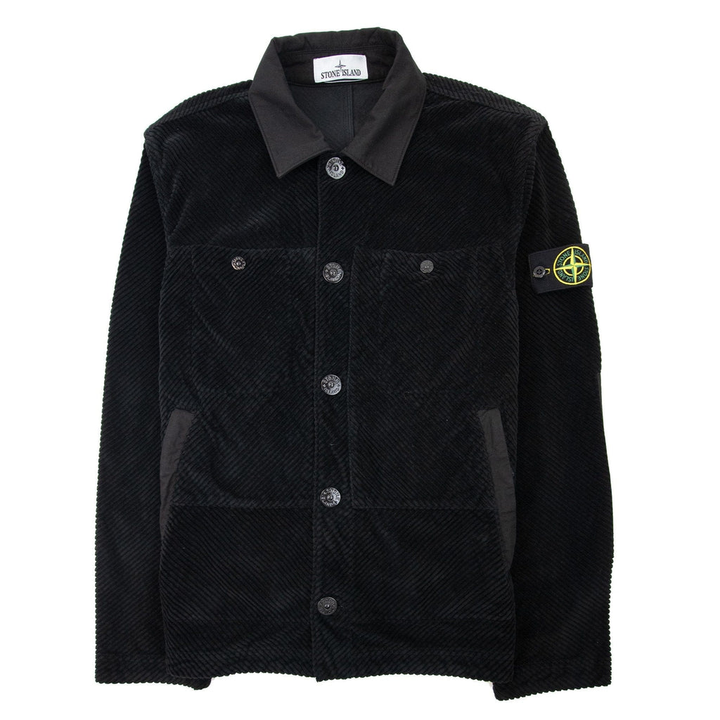 Stone Island Q0411 Corduroy 400 Black V0029
