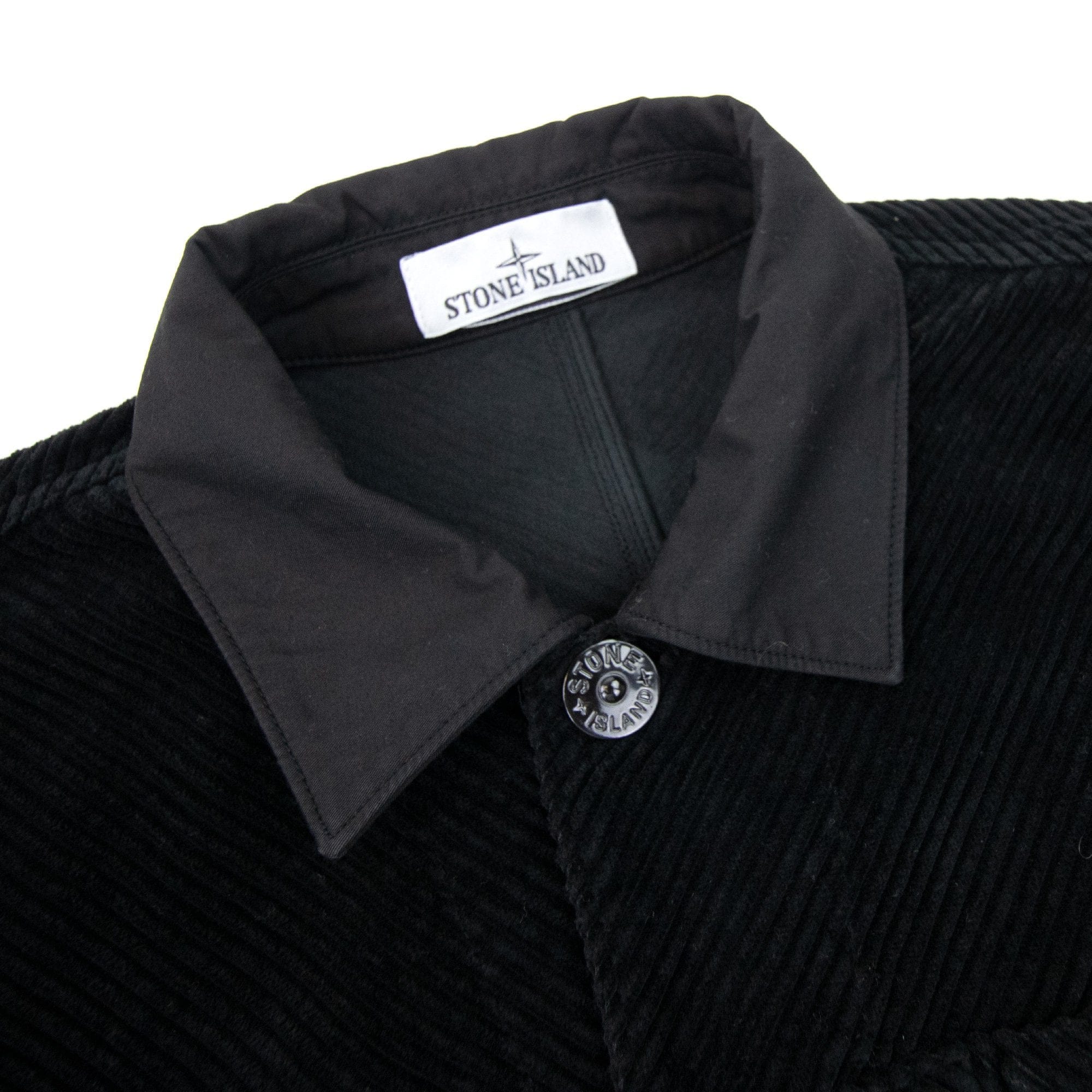 Stone Island Q0411 Corduroy 400 Black V0029