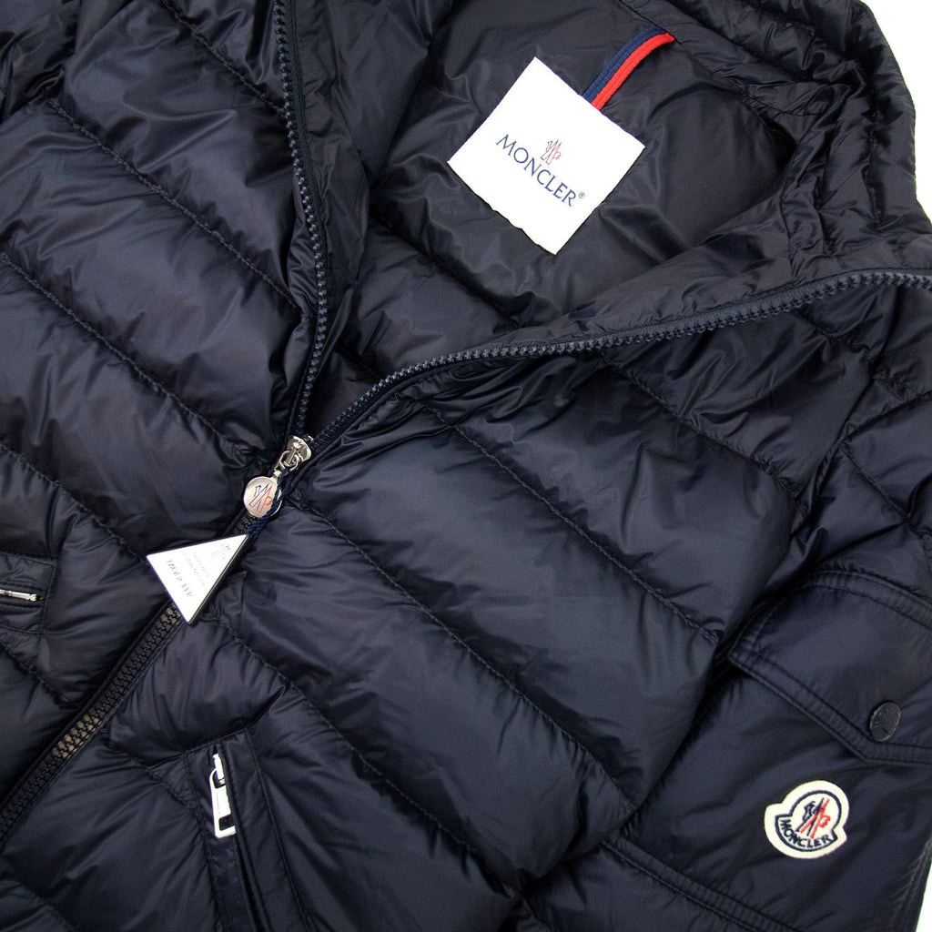 Moncler Agay Short Down Jacket Navy 776