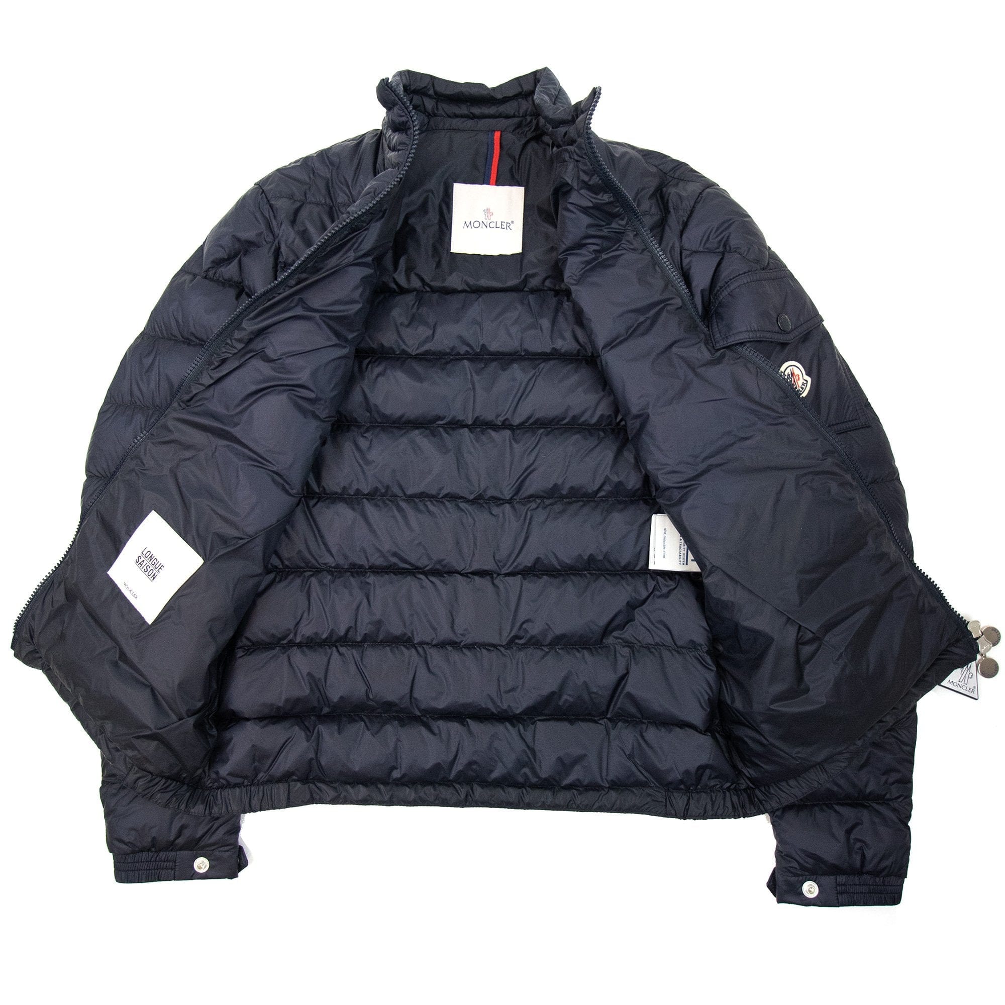 Moncler Agay Short Down Jacket Navy 776