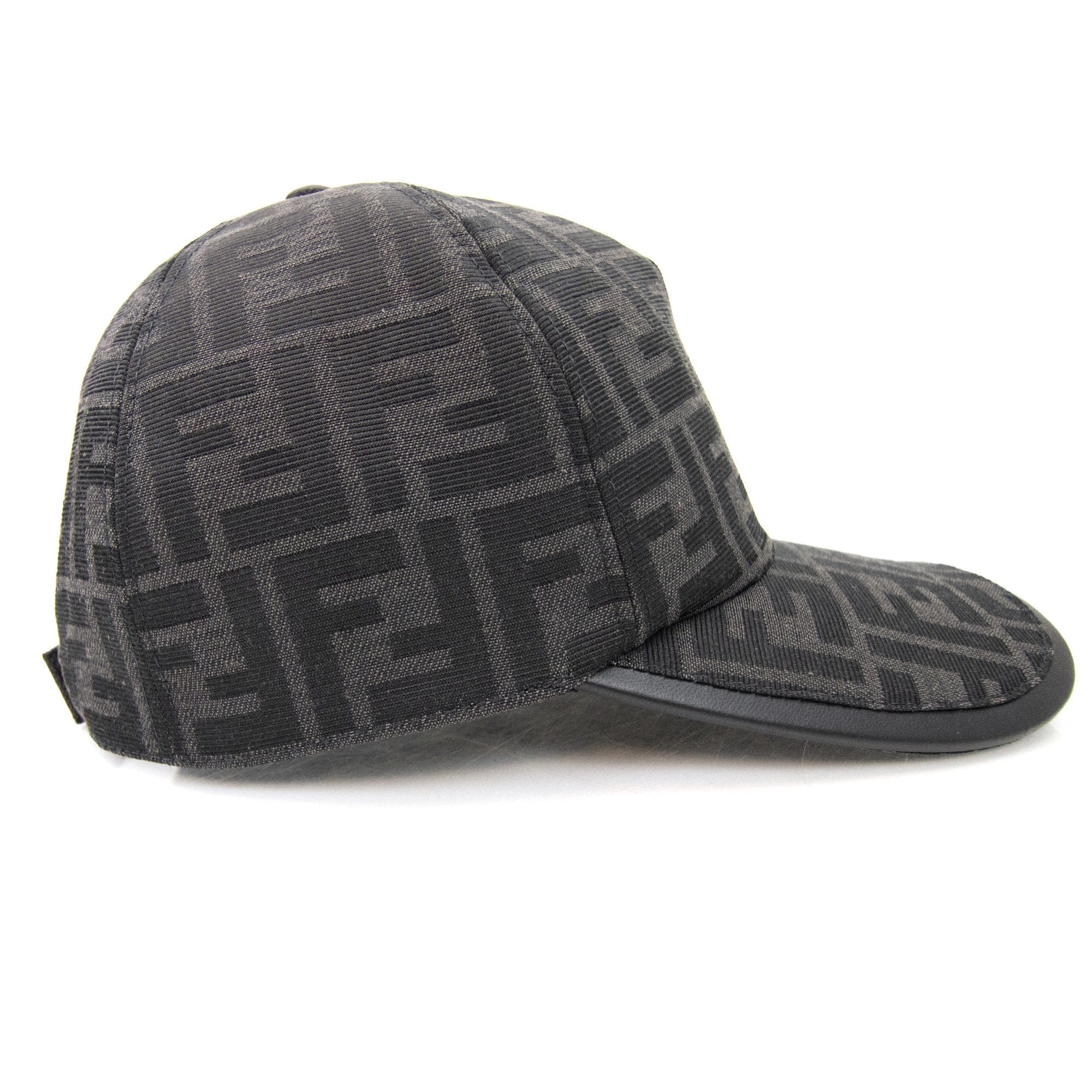 Fendi Ff Print Baseball Cap Black