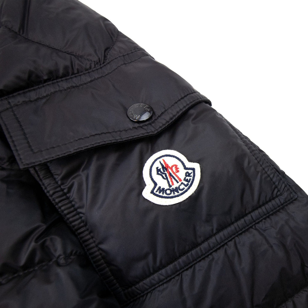 Moncler Agay Short Down Jacket Black 999