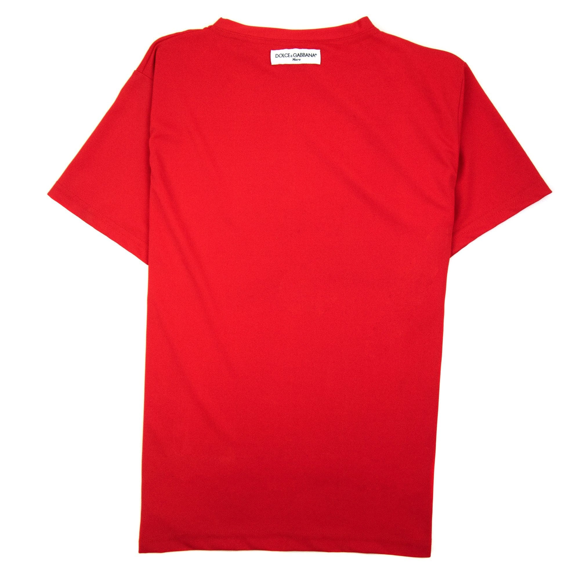 Dolce &amp; Gabbana Side Tape Logo T Shirt Red