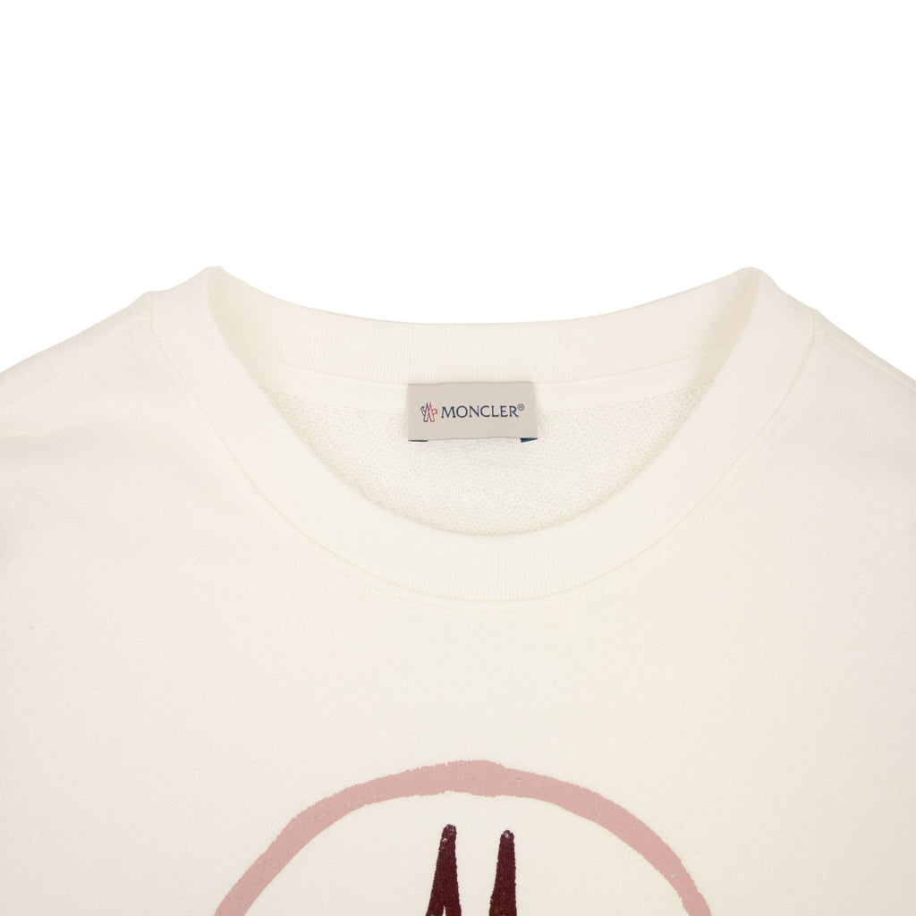 Moncler Women Logo Sweatshirt Off White 032