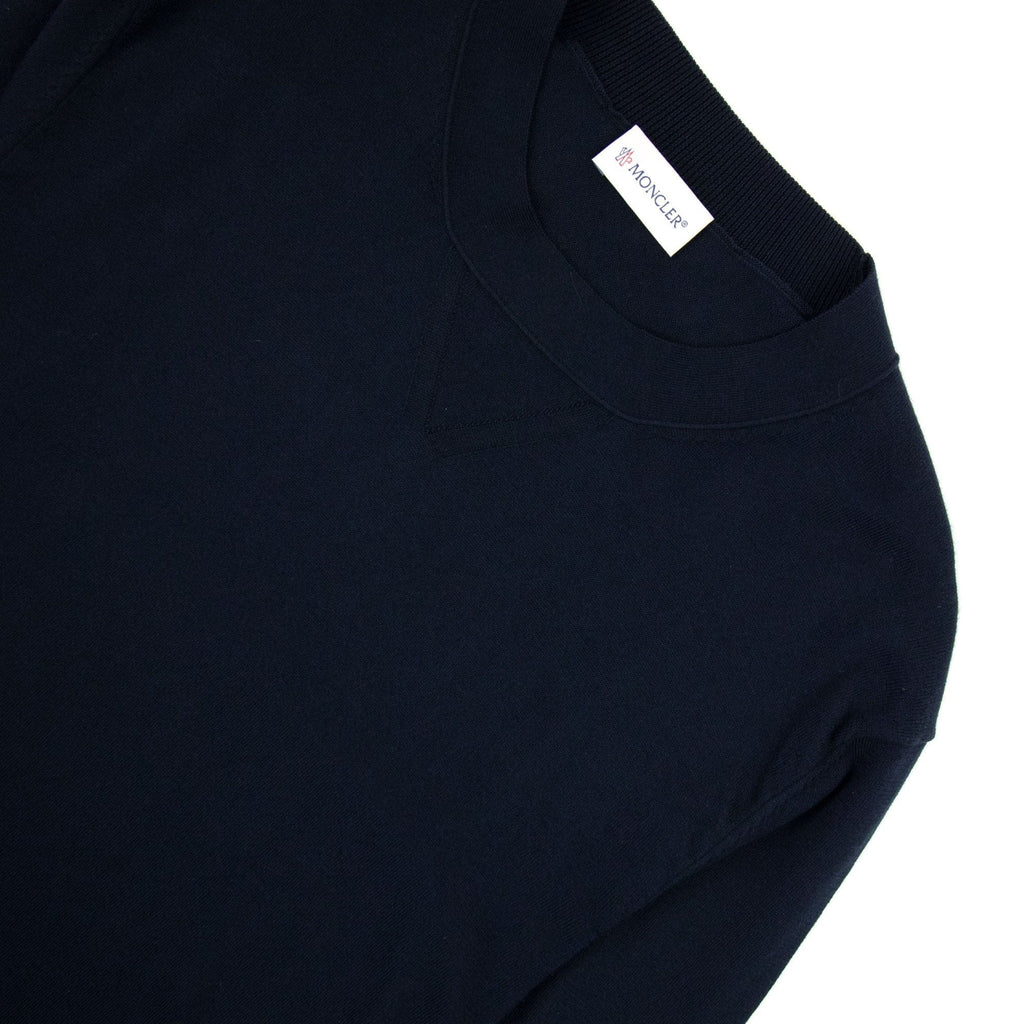 Moncler Cashmere Wool Jumper Navy 742