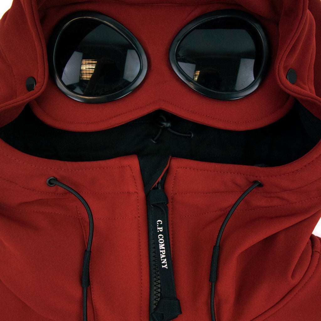 Cp Company Soft Shell Google Jacket Red 585