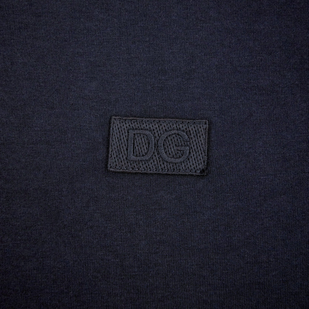 Dolce &amp; Gabbana Dg Embroidered Logo T Shirt Navy