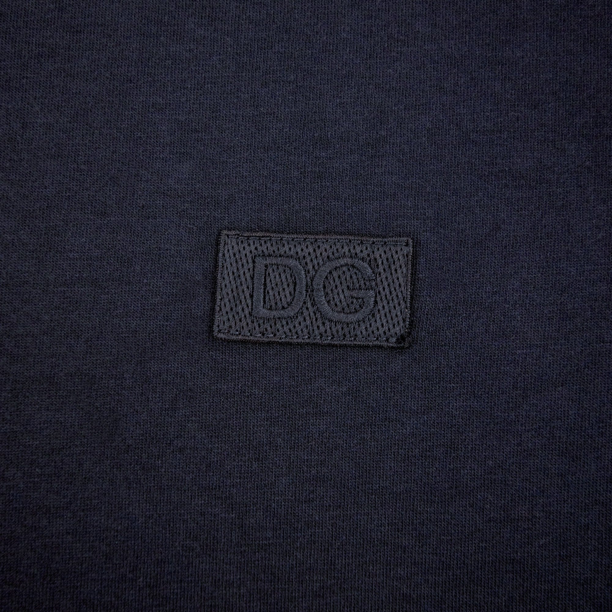 Dolce &amp; Gabbana Dg Embroidered Logo T Shirt Navy