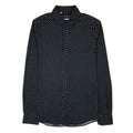 Dolce &amp; Gabbana Polka Dots Gold L/s Cotton Shirt Black/white