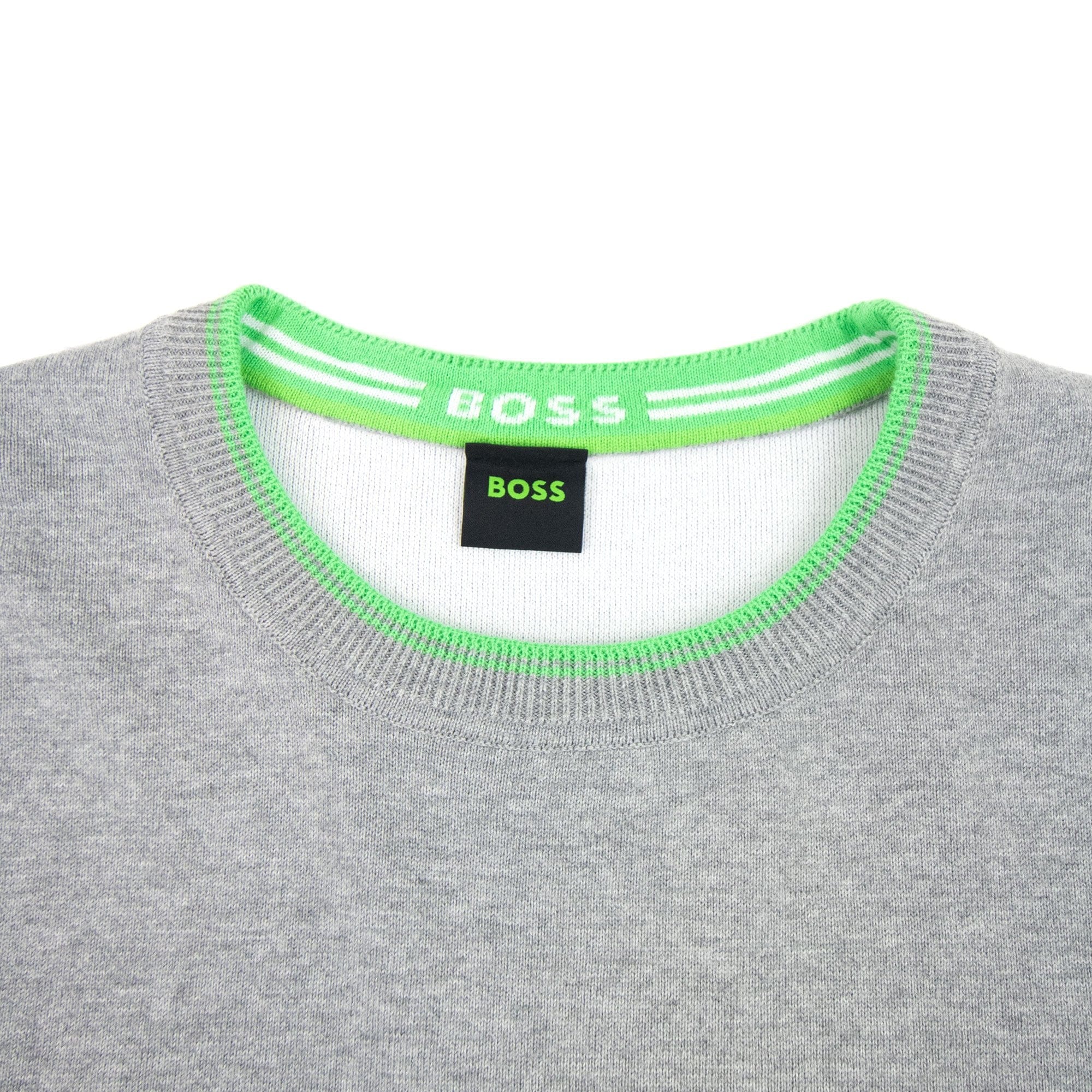 Hugo Boss Ritom Curved Logo Sweatshirt Grey 059