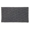 Fendi Ff Logo Zucca Fil Scarf Black/dark Grey