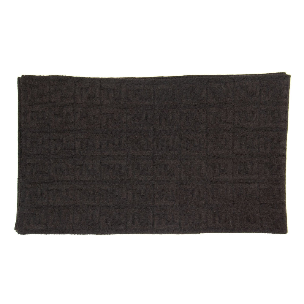 Fendi Subtle Ff Logo Scarf Moro/moro
