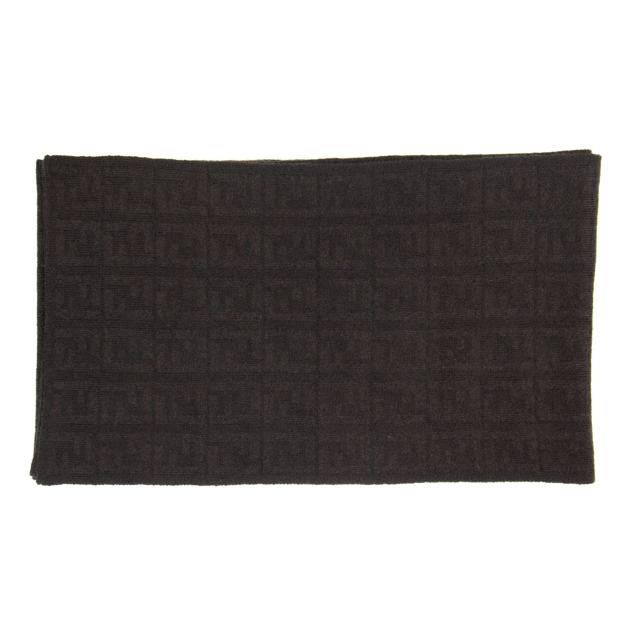 Fendi Subtle Ff Logo Scarf Moro/moro