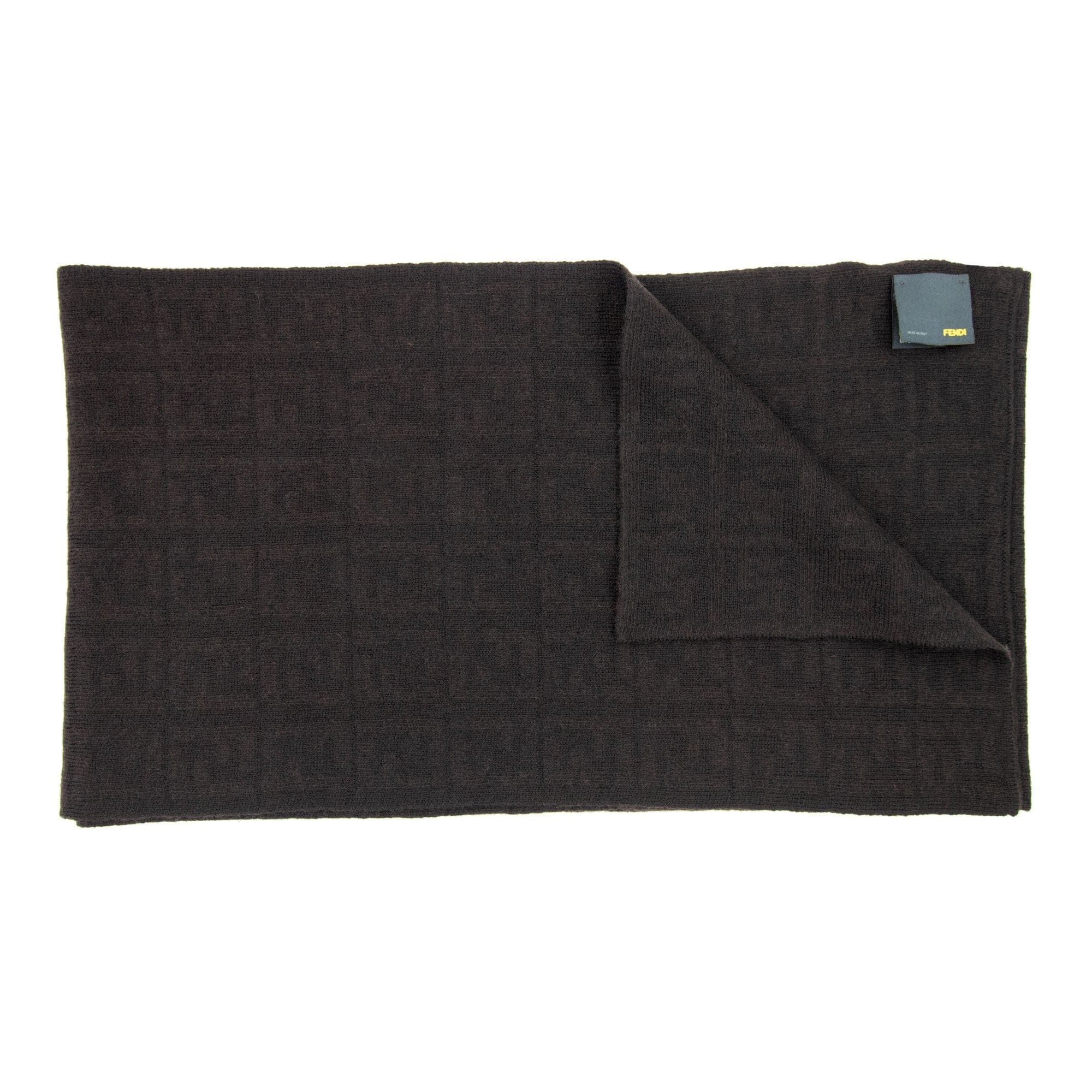Fendi Subtle Ff Logo Scarf Moro/moro