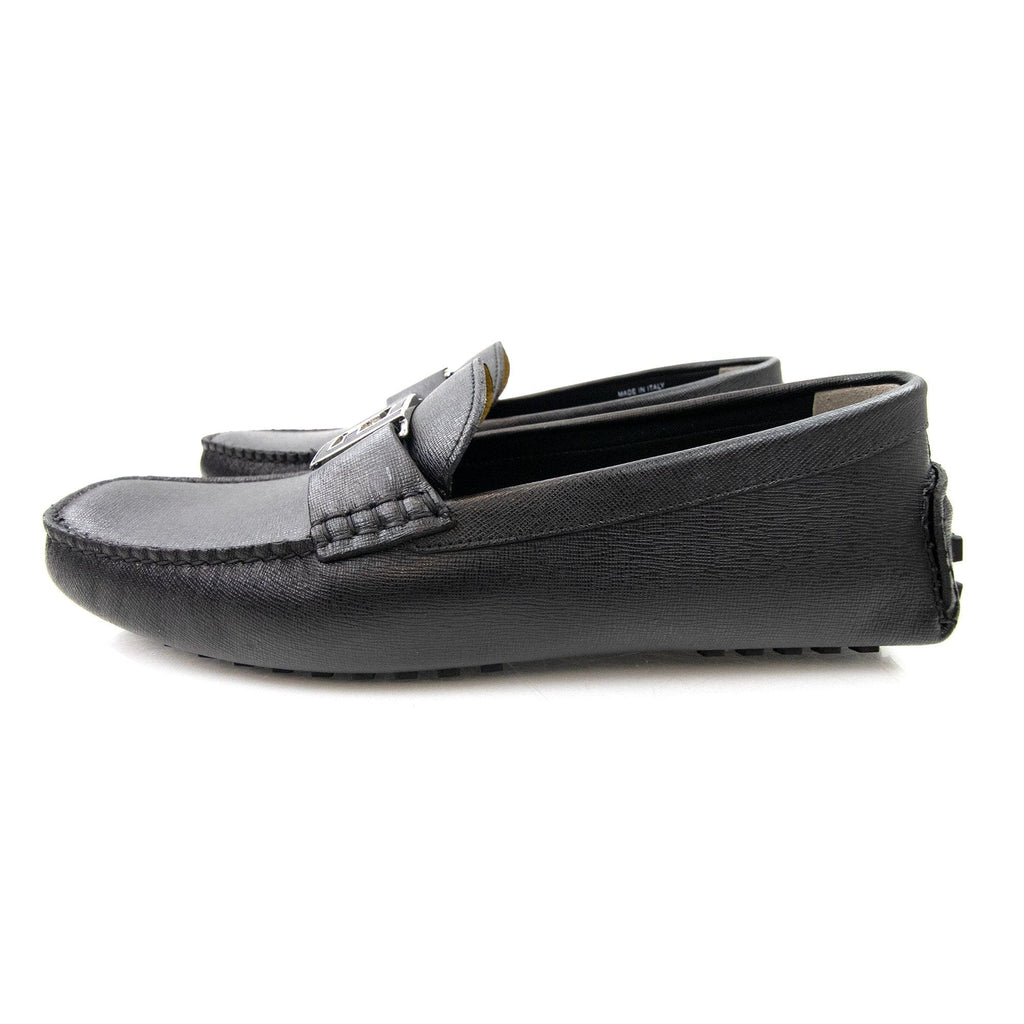 Fendi Mocassino Crosta Elite Loafers Nero