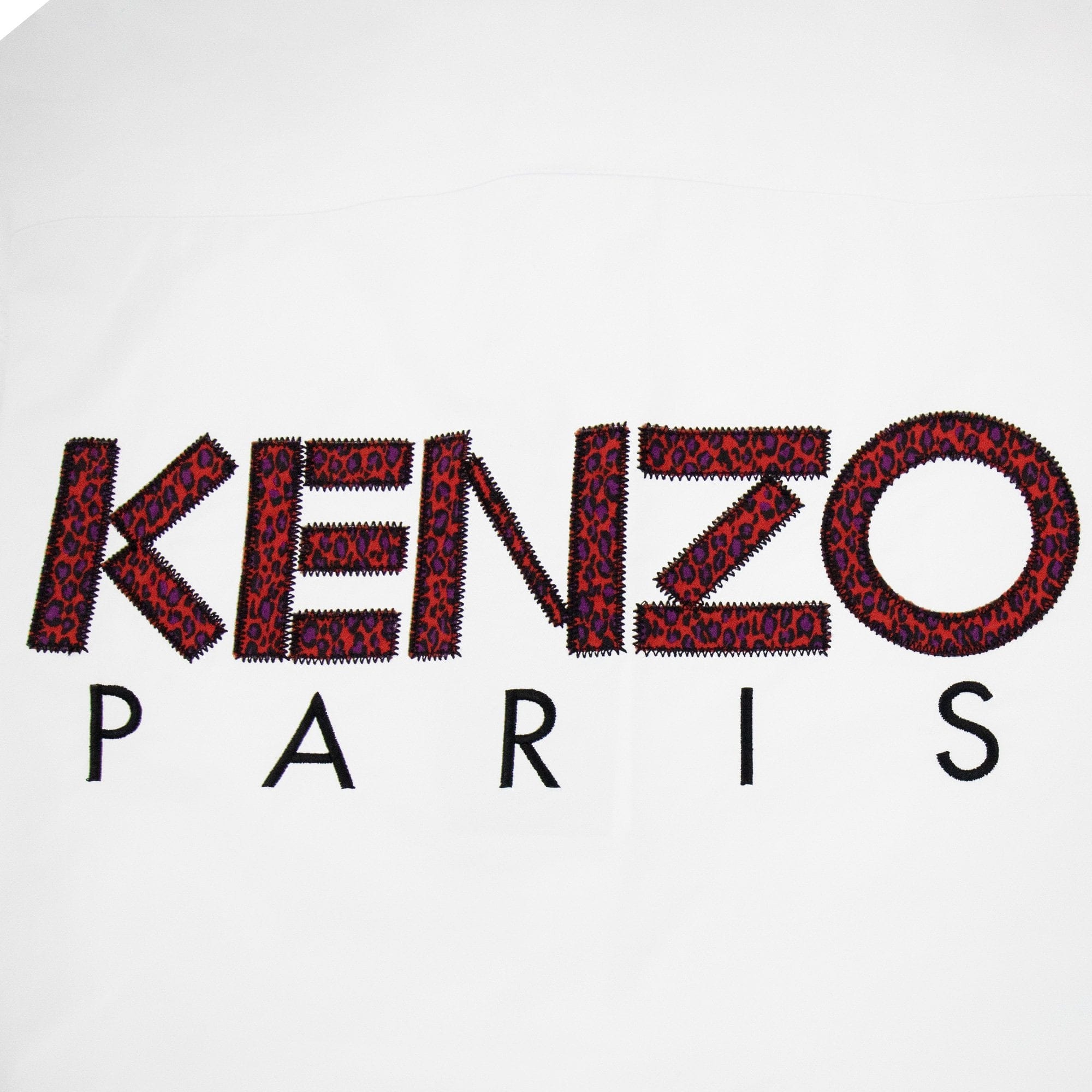 Kenzo Back Logo Long Sleeve Shirt White/black