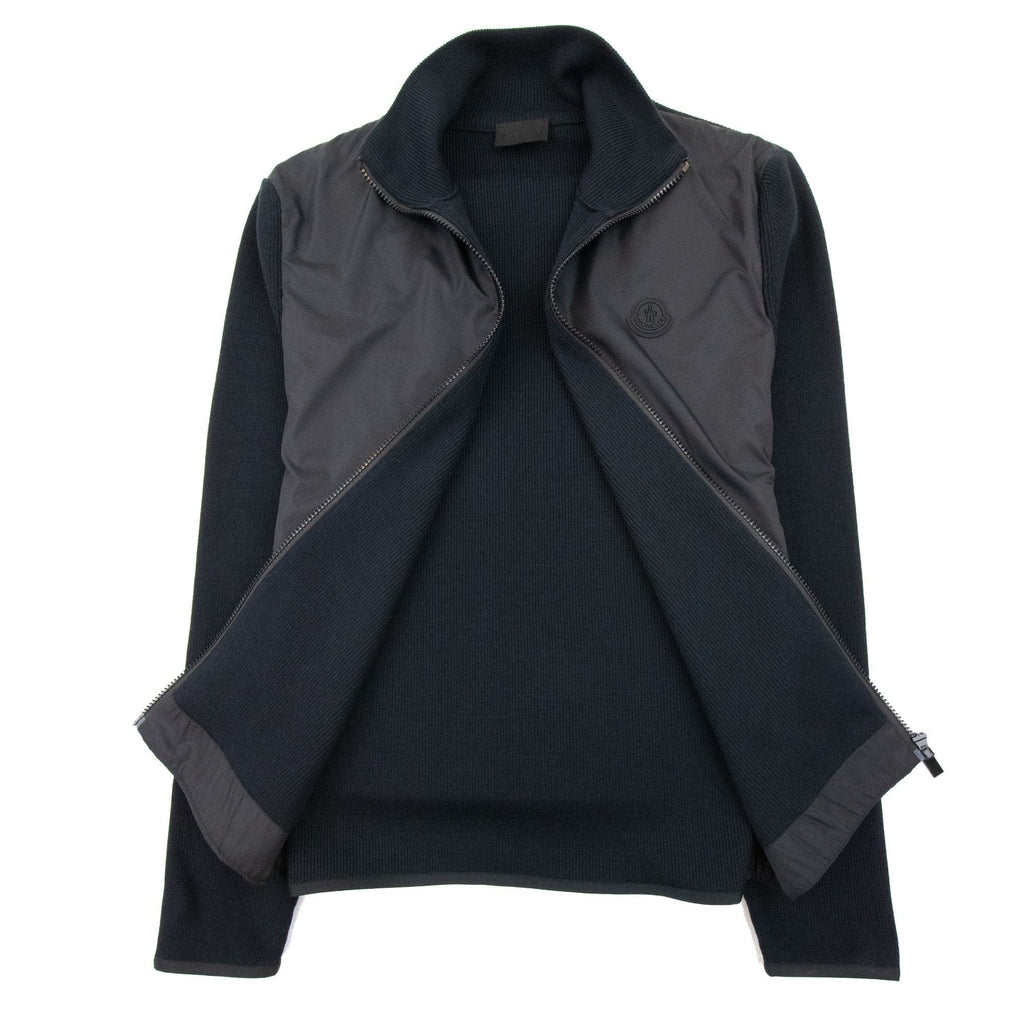 Moncler Wool Cardigan Black 999