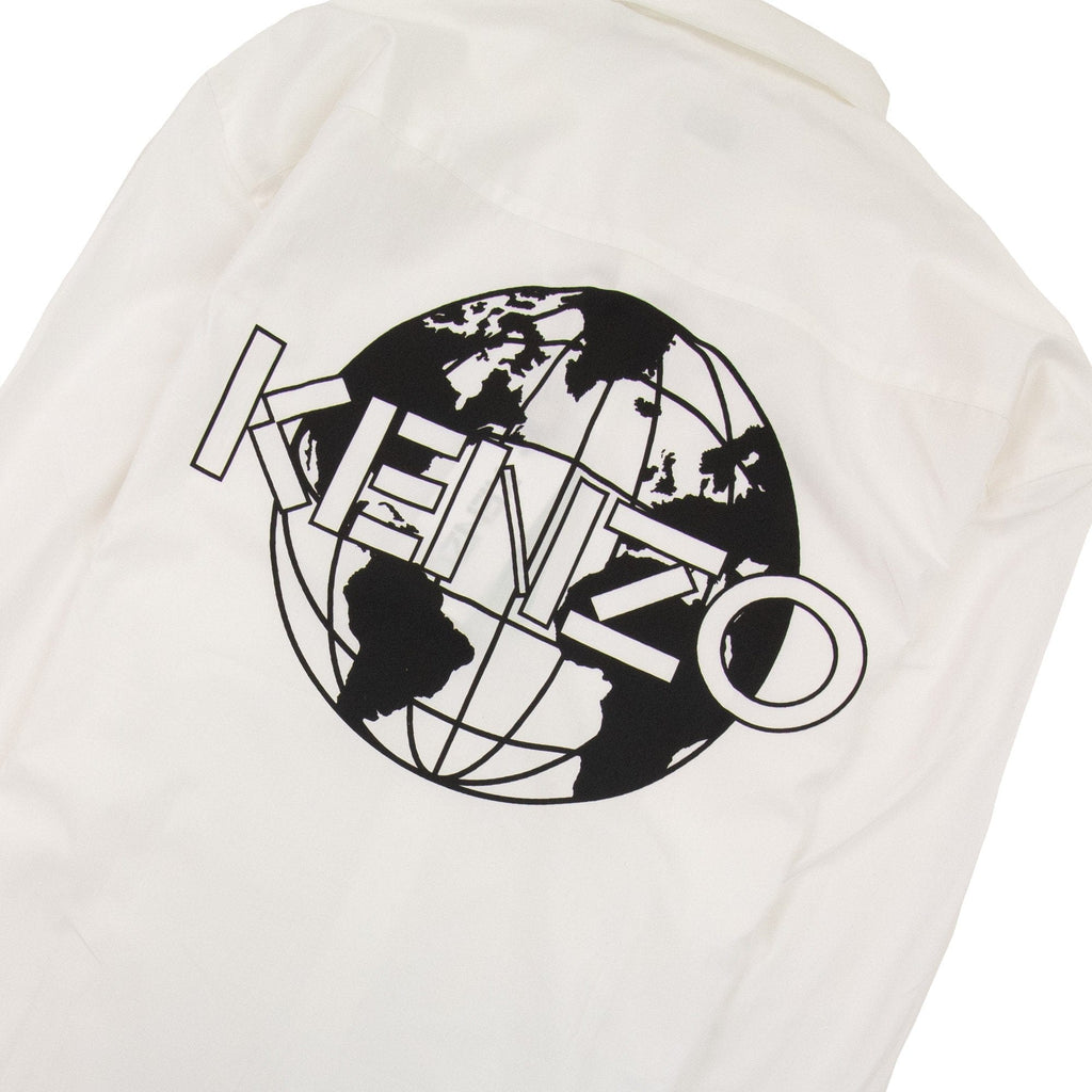Kenzo Globe Back Logo Shirt White