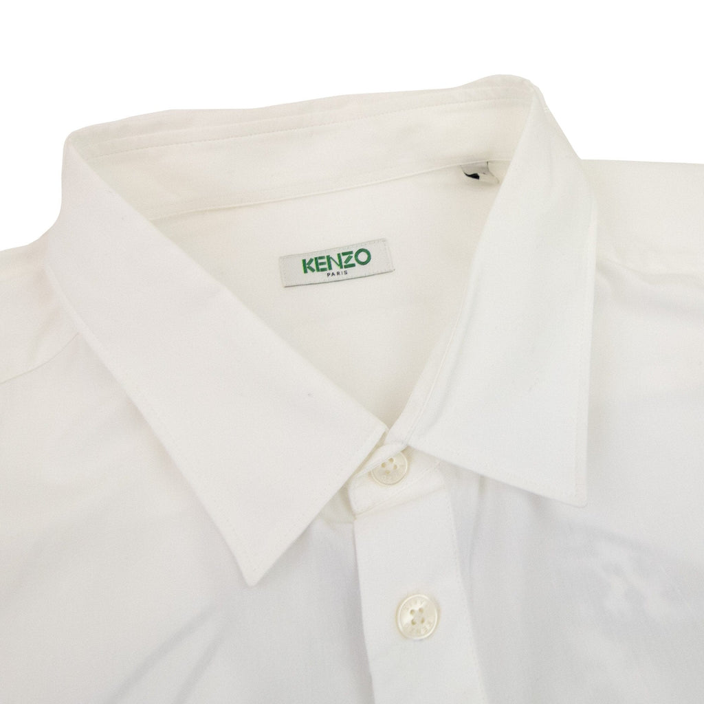 Kenzo Globe Back Logo Shirt White