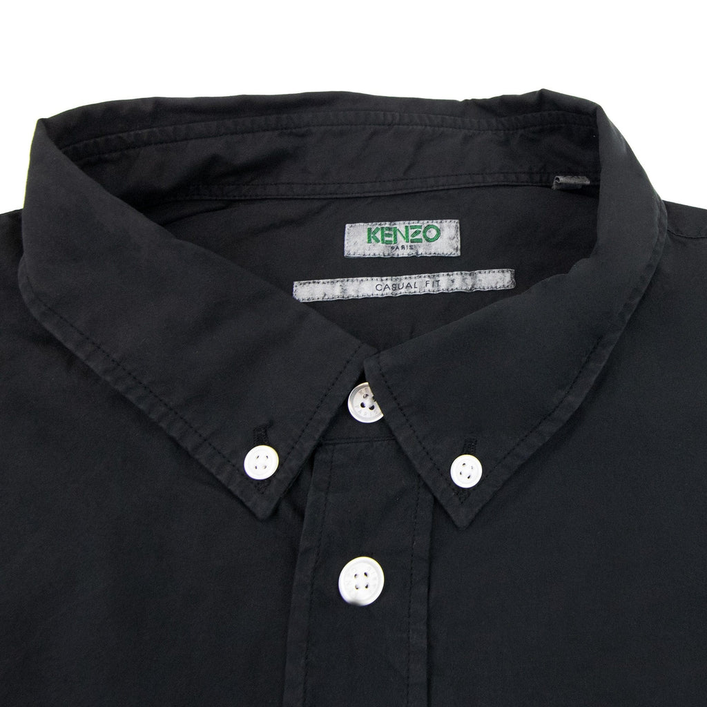 Kenzo Casual Embroidered Tiger Shirt Black