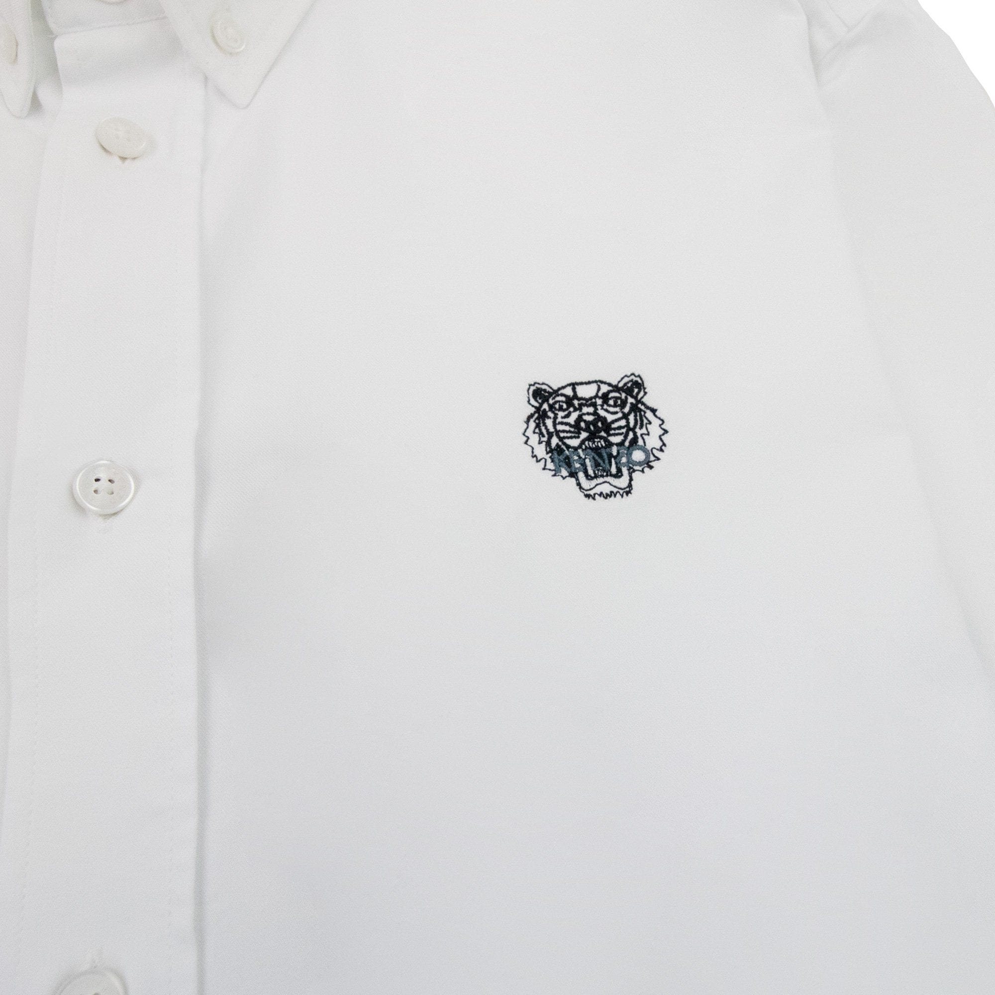 Kenzo Casual Tiger Shirt White