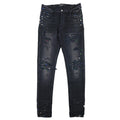 Amiri Aged Black Paint Splatter Mx1 Black