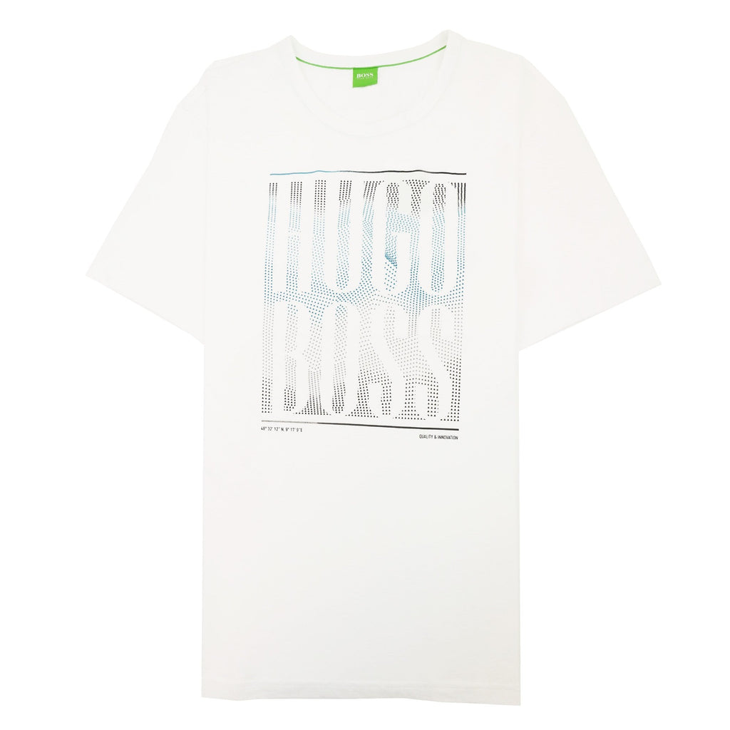 Hugo Boss Tee 12 Logo T Shirt White 100