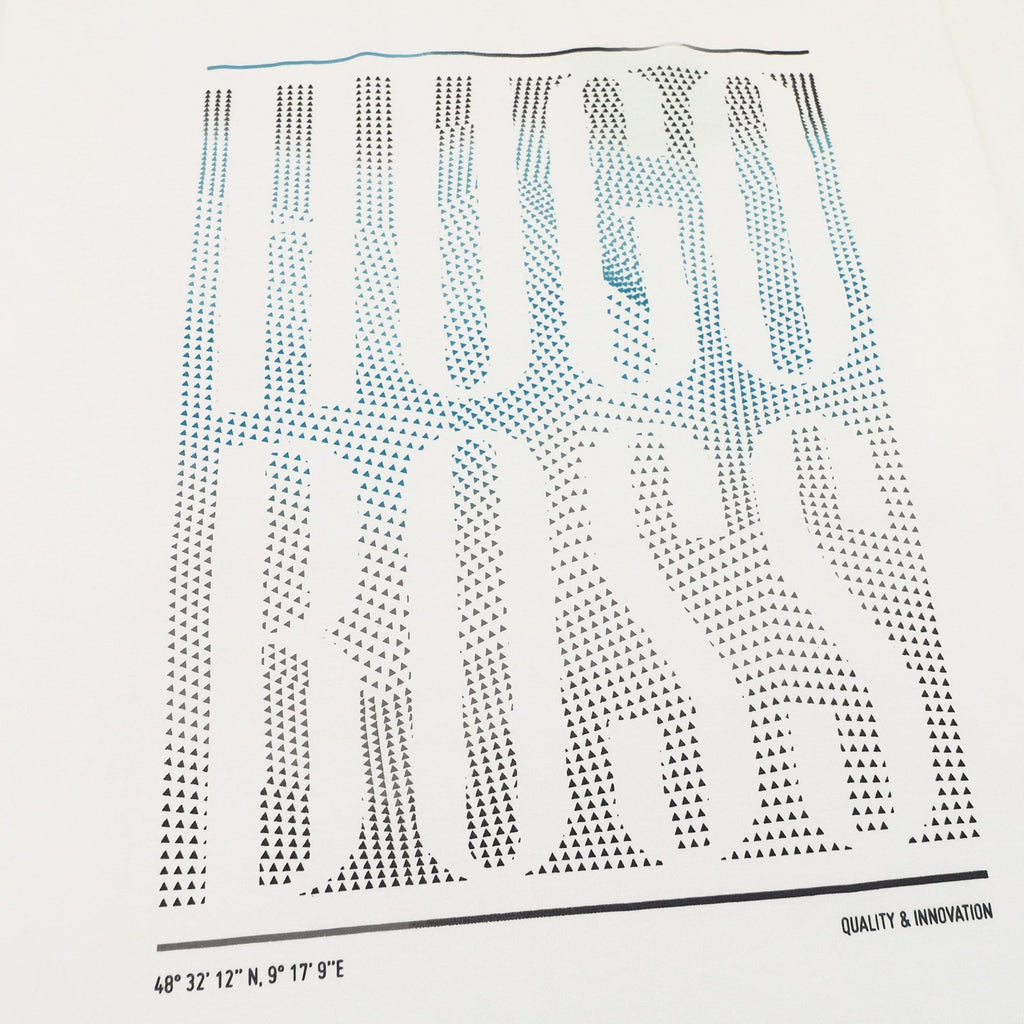 Hugo Boss Tee 12 Logo T Shirt White 100