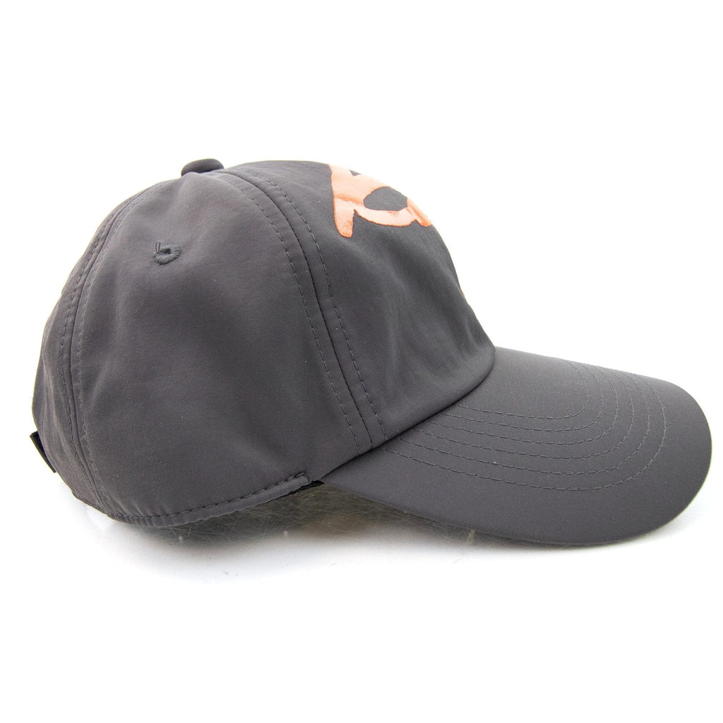 Kenzo Rubberised Signature Logo Cap Charcoal