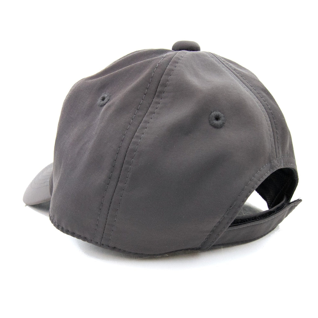 Kenzo Rubberised Signature Logo Cap Charcoal