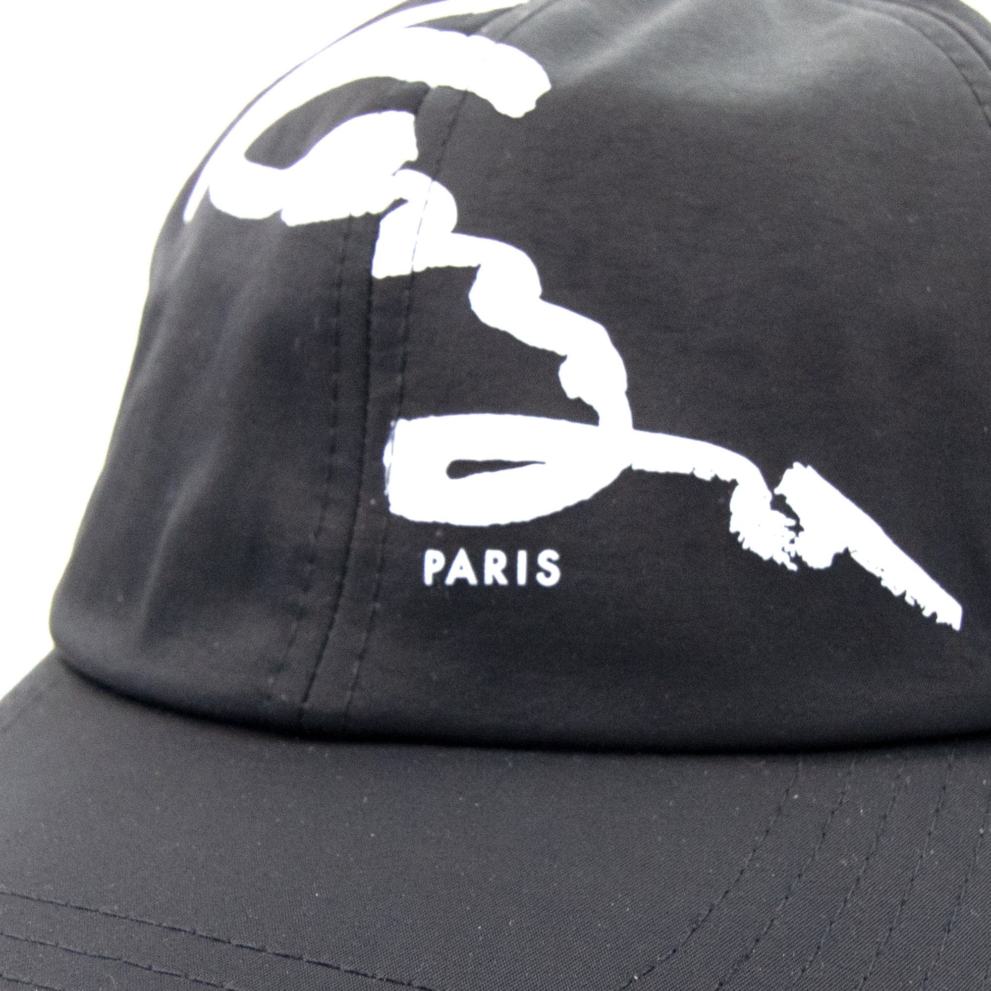 Kenzo Rubberised Signature Logo Cap Black