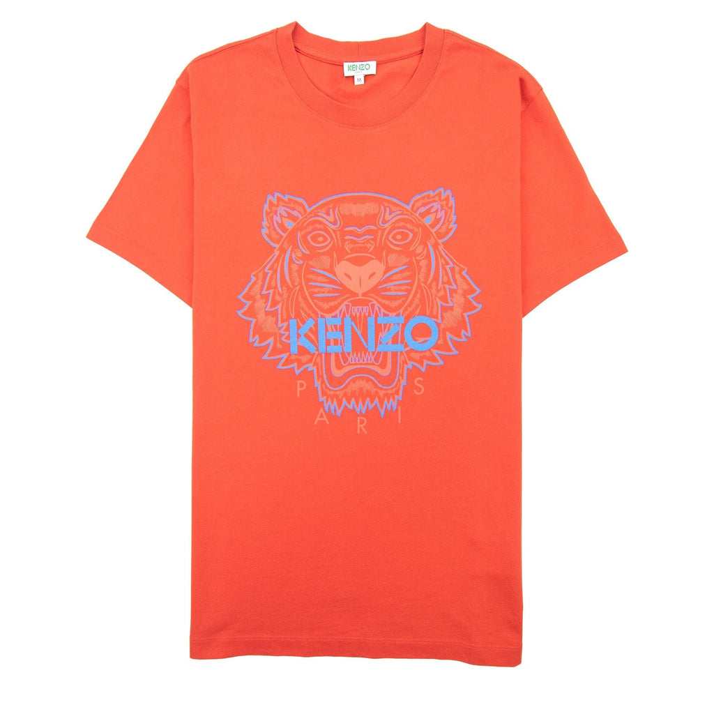 Kenzo Two-tone Tiger T-shirt Red