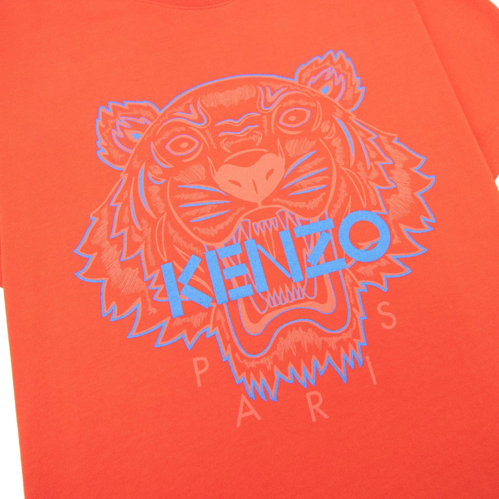 Kenzo Two-tone Tiger T-shirt Red