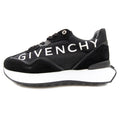 Givenchy Giv Runner Shoes In Suede Leather And Nylon Black
