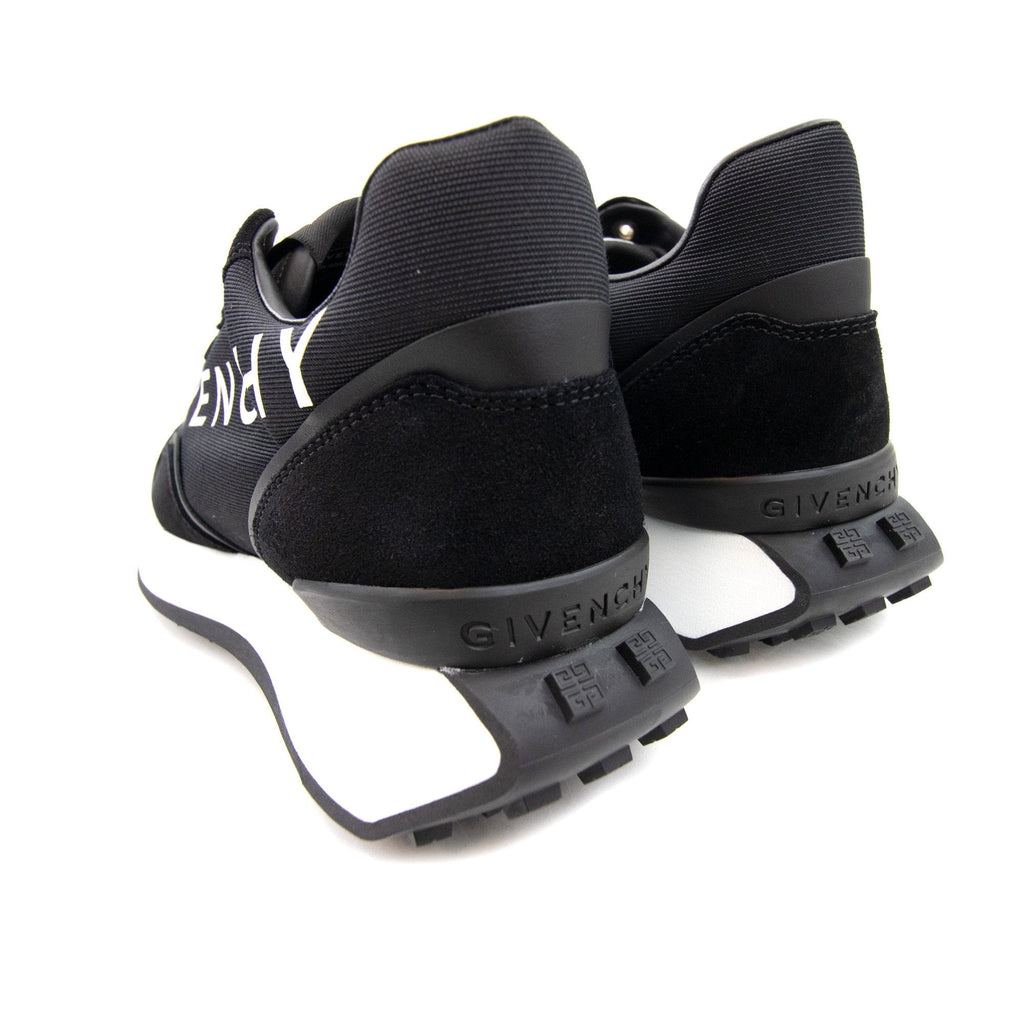 Givenchy Giv Runner Shoes In Suede Leather And Nylon Black