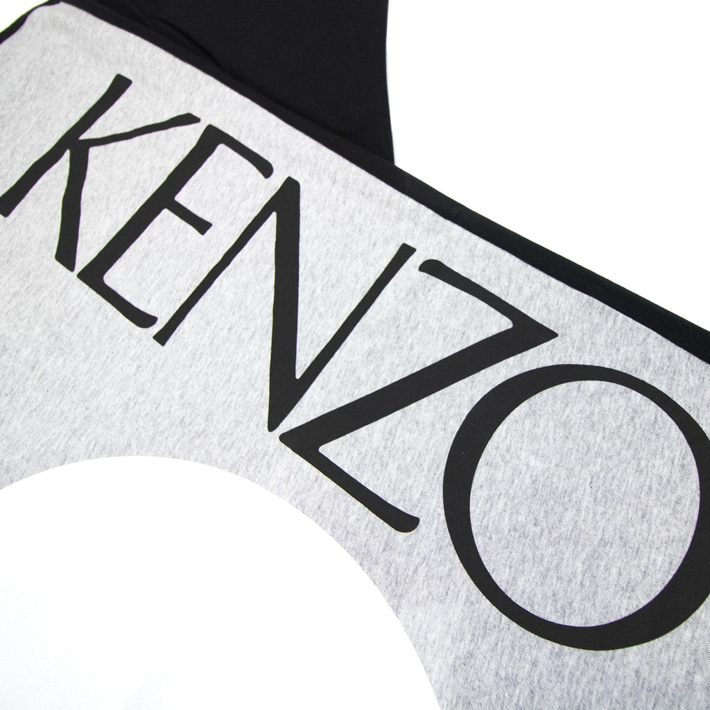 Kenzo New Signature Logo T Shirt Grey