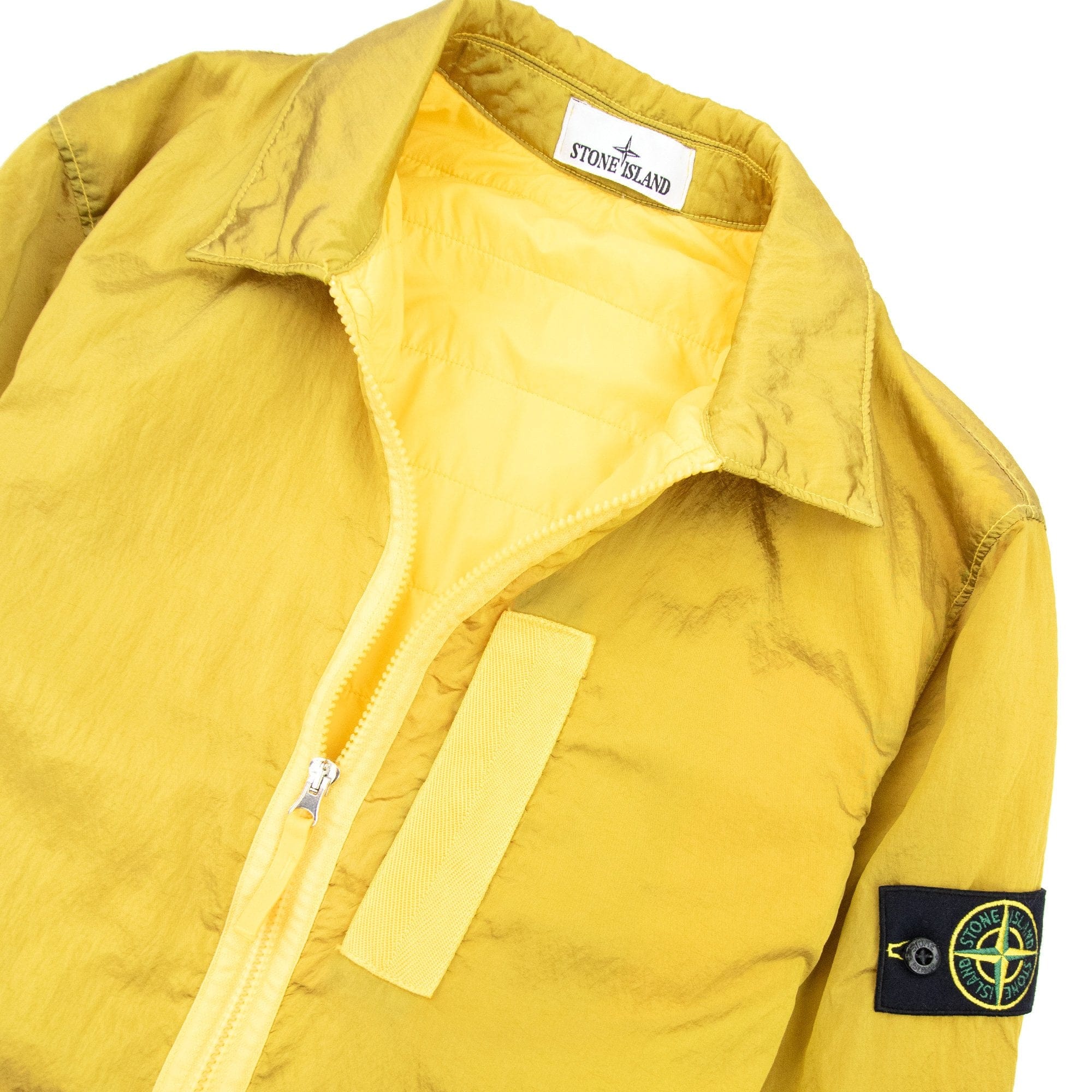 Stone Island Q0519 Nylon Metal In Econyl Regenerated Nylon Tc Yellow V0030