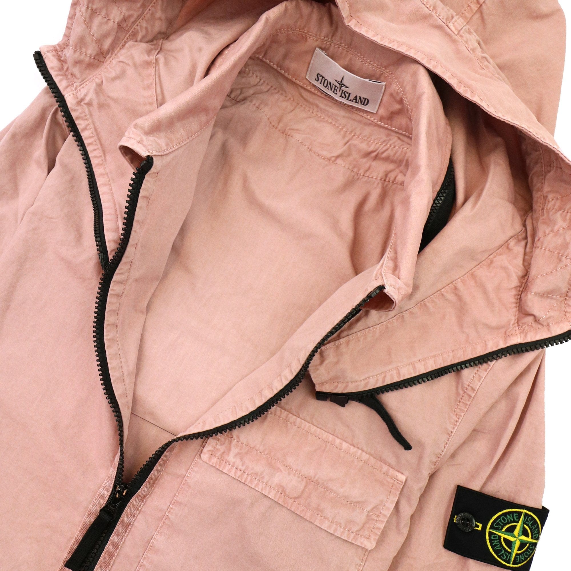 Stone Island 114wn T.co+old Overshirt Detachable Hood Pink