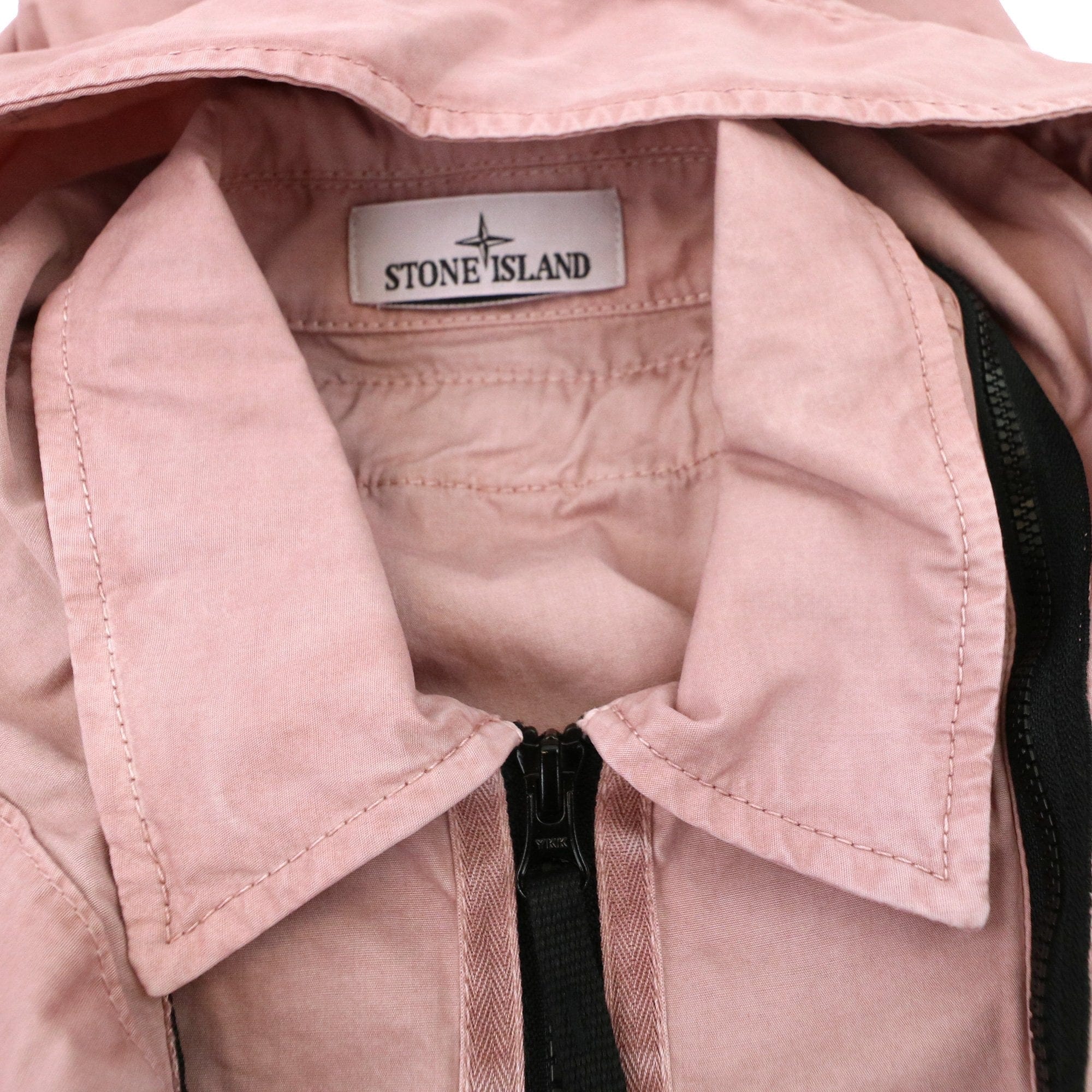 Stone Island 114wn T.co+old Overshirt Detachable Hood Pink