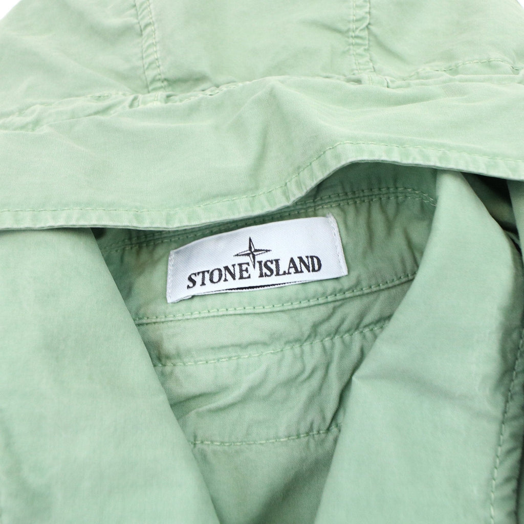 Stone Island 114wn T.co+old Overshirt Detachable Hood Green V0155