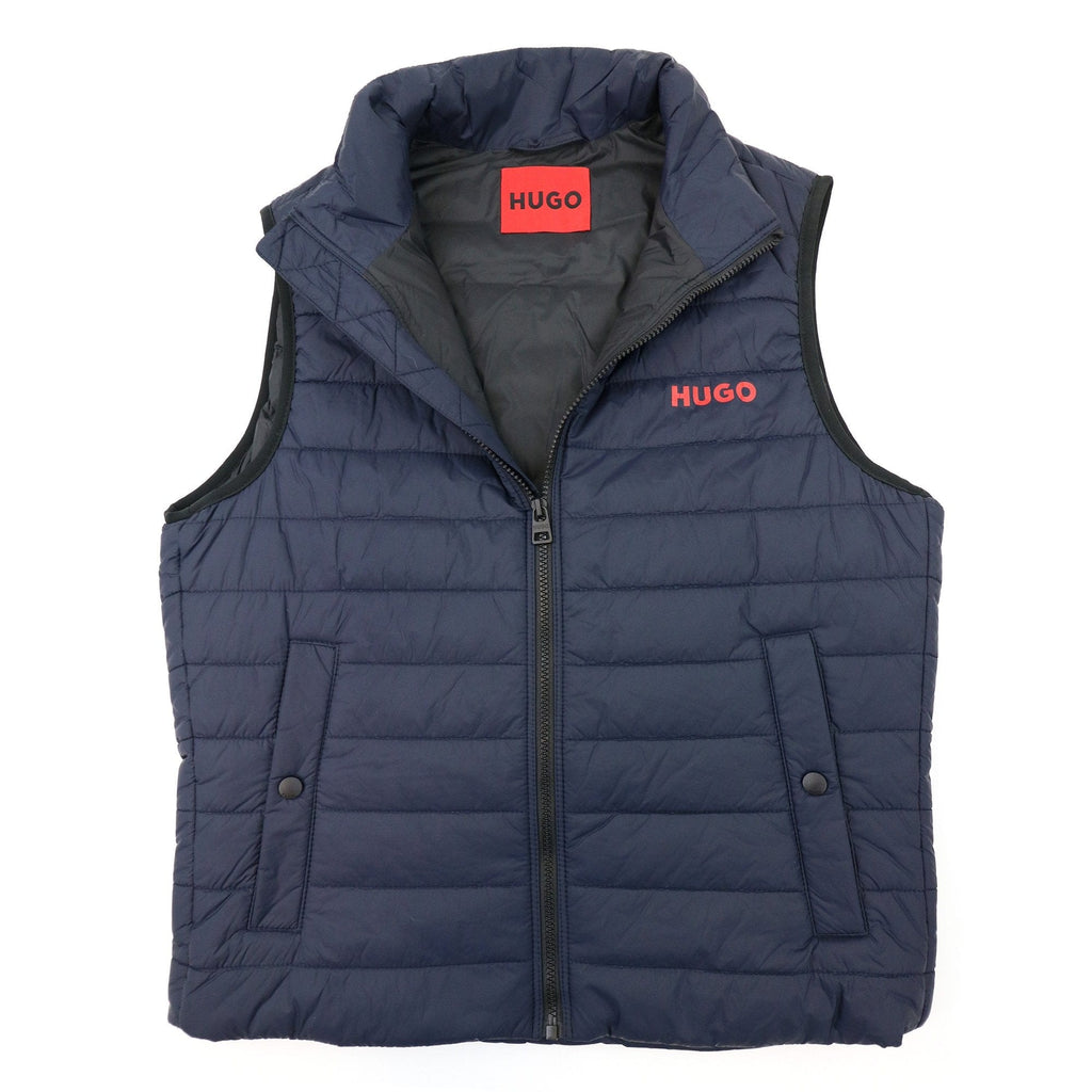Hugo Bentino2221 Padded Gilet Dark Blue 405