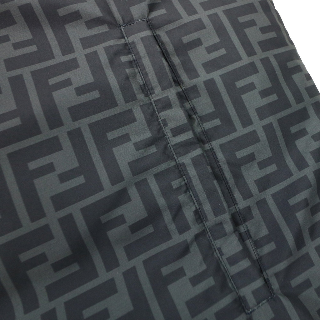 Fendi Ff Logo Rev Gilet Black