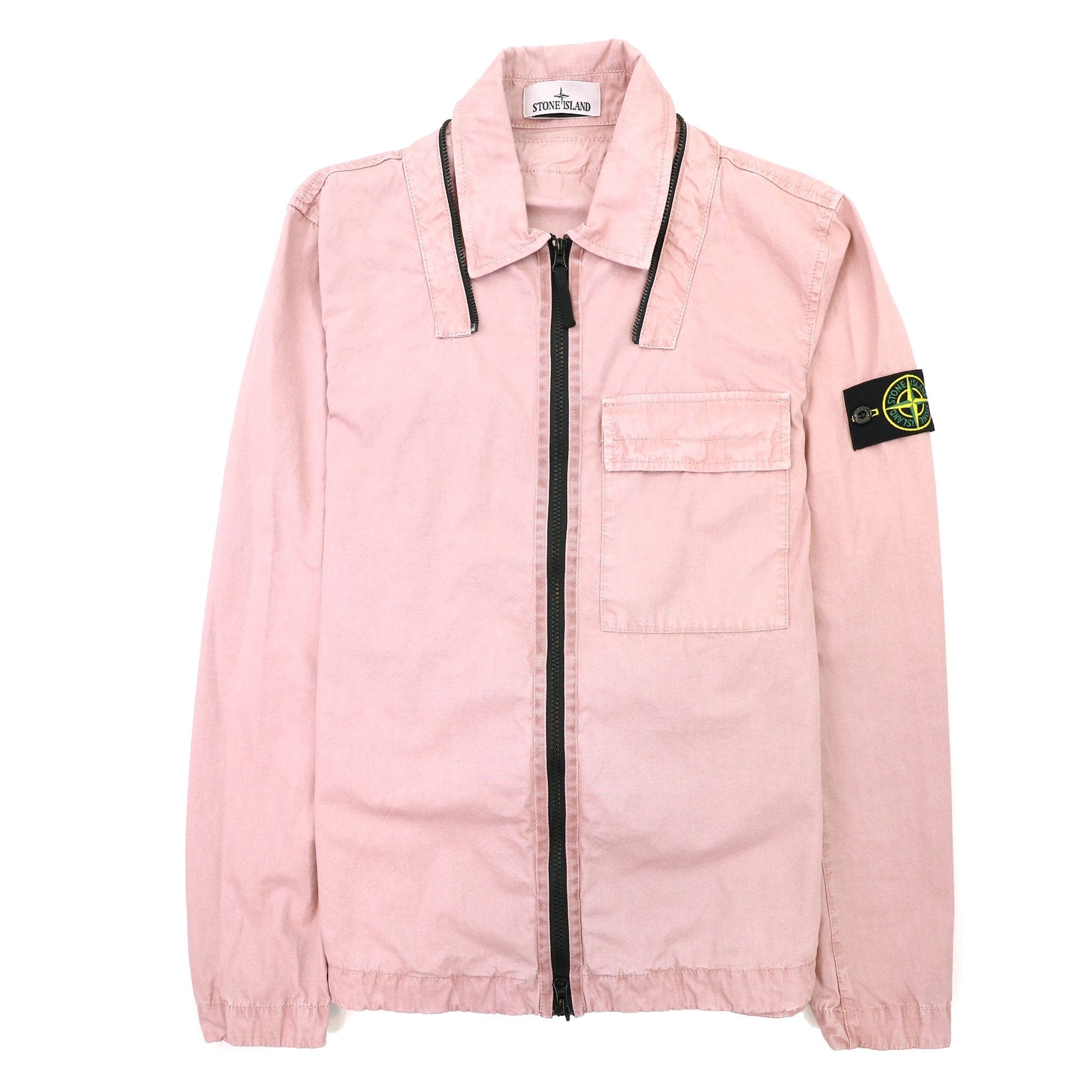 Stone Island 114wn T.co+old Overshirt Detachable Hood Pink