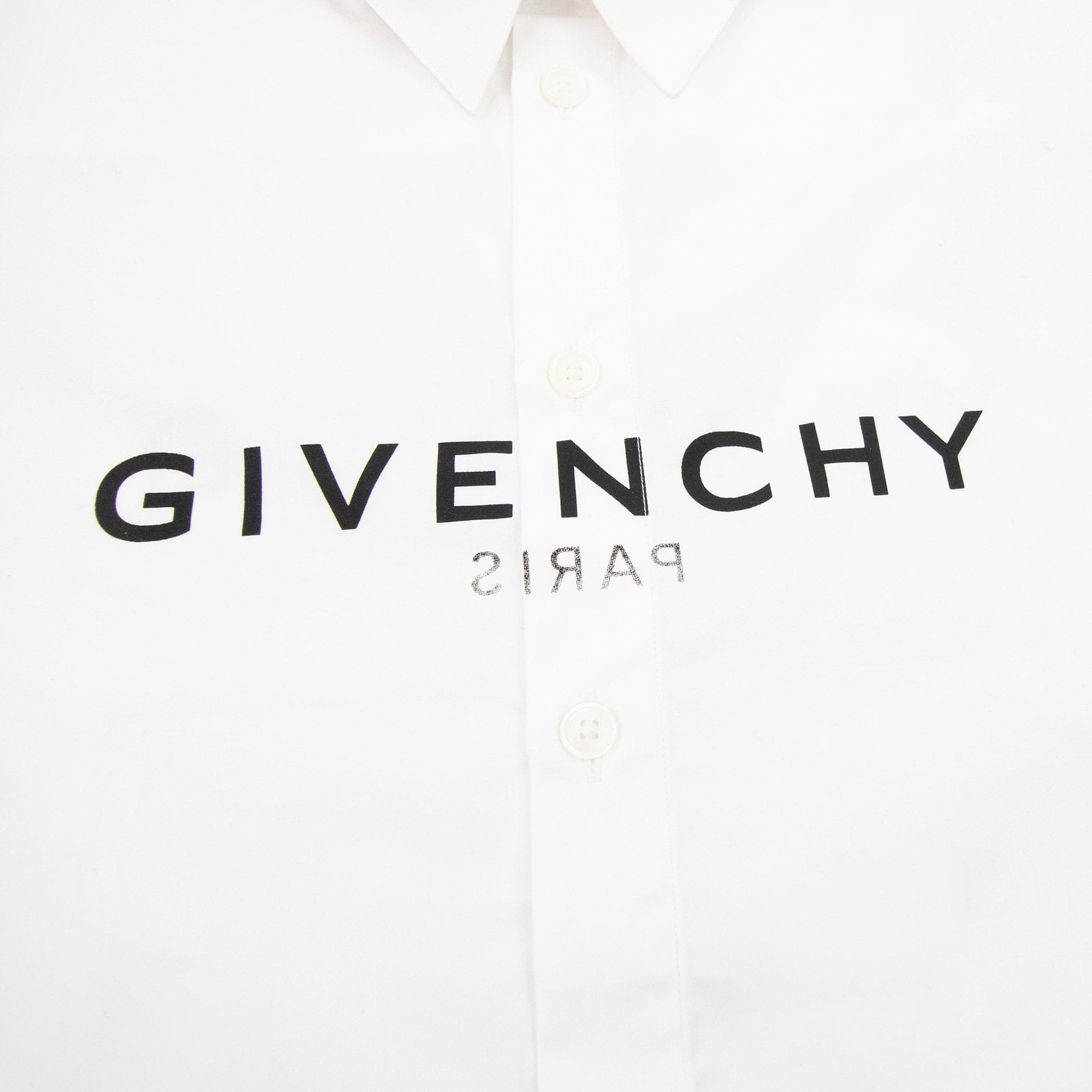 Givenchy Givenchy Reverse Shirt In Poplin White