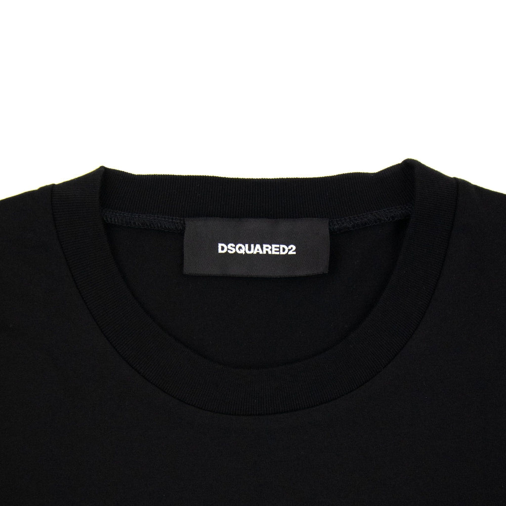 Dsquared2 D2 Patch Logo T-shirt Black