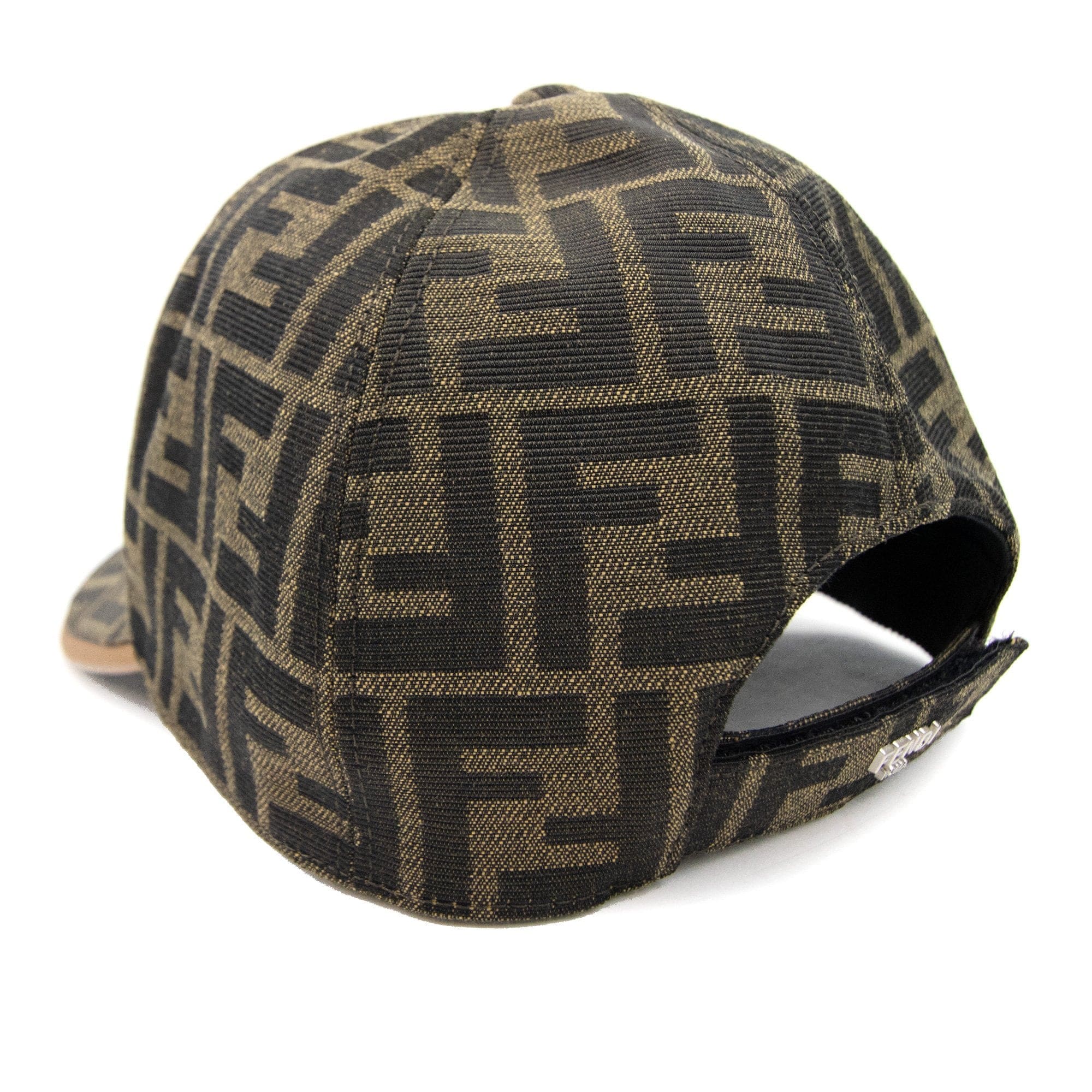 Fendi Ff Print Baseball Cap Dark Brown