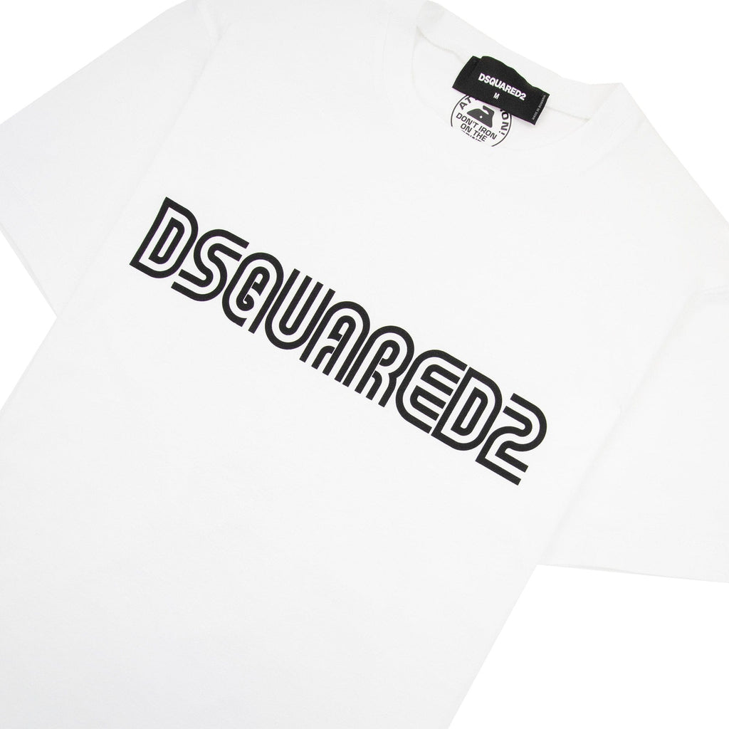 Dsquared2 D2 Outline Cool Tee White