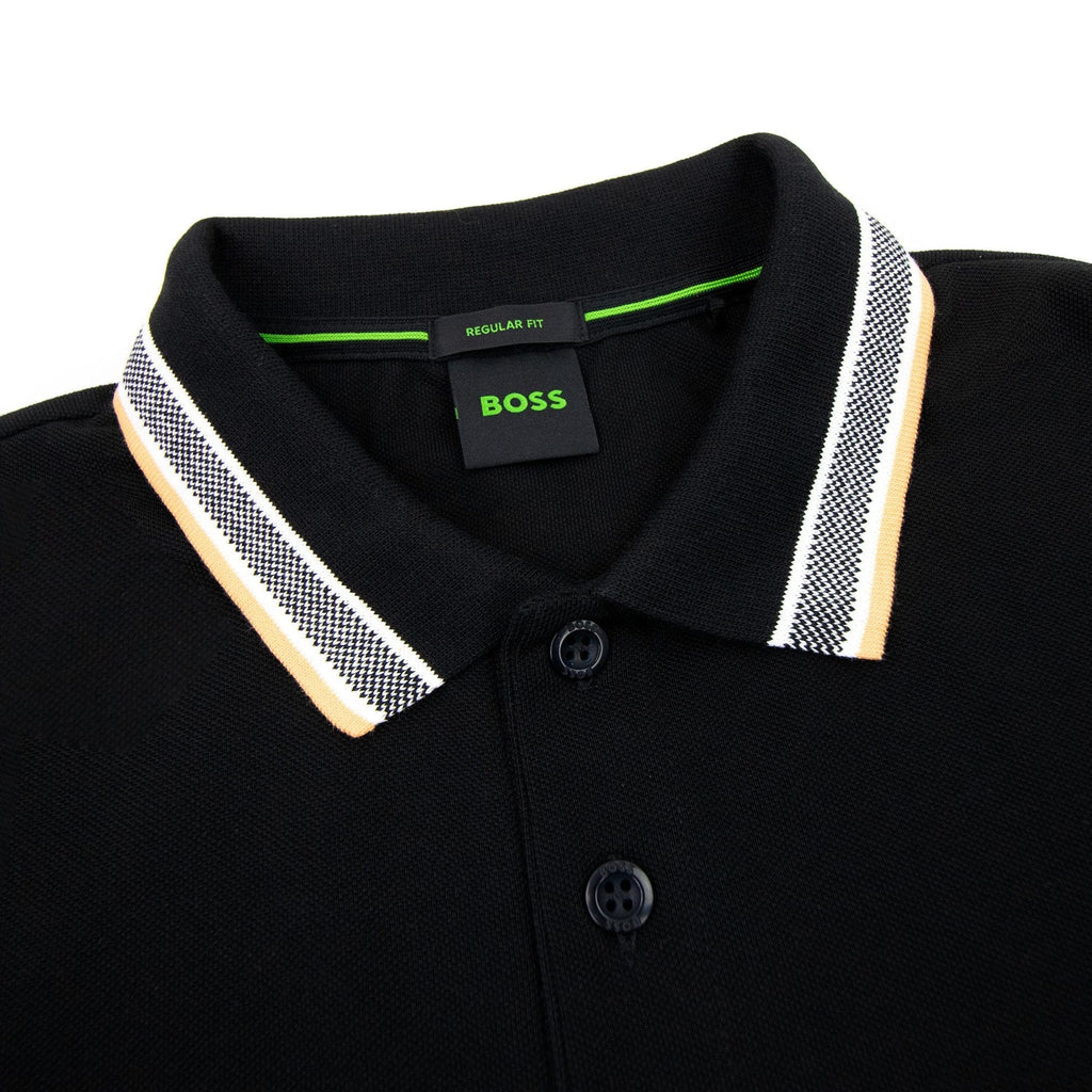 Hugo Boss Plisy Regular Fit L/s Polo Black 003