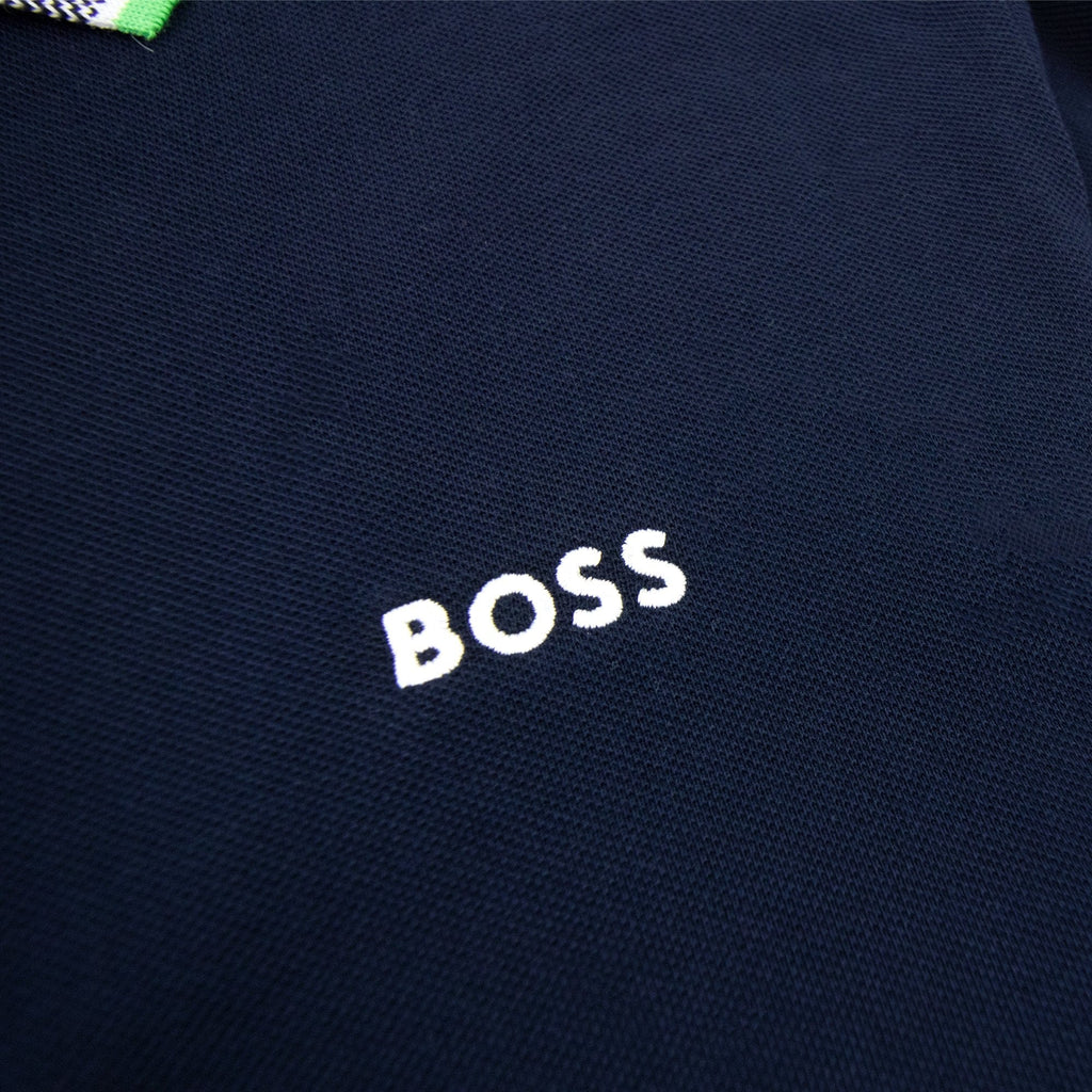 Hugo Boss Plisy Regular Fit L/s Polo Navy 404