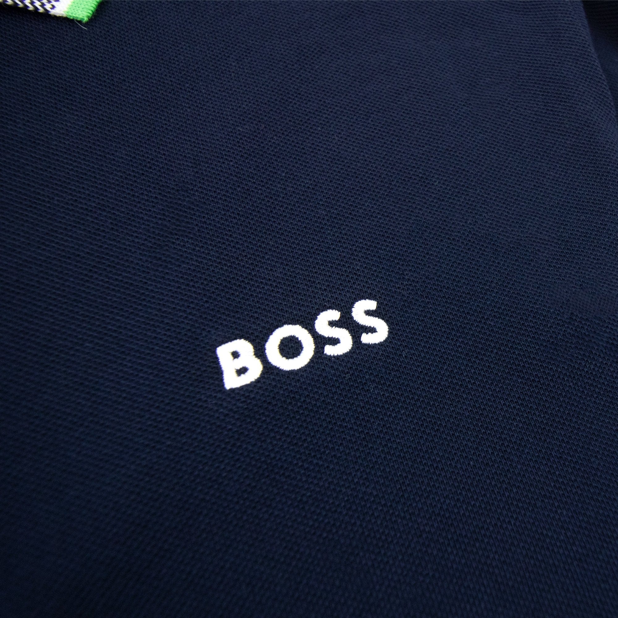 Hugo Boss Plisy Regular Fit L/s Polo Navy 404
